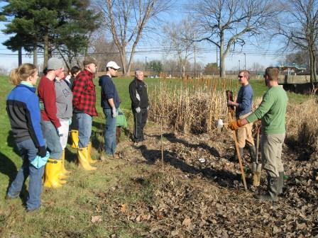Kevin Grieser gives planting instructions