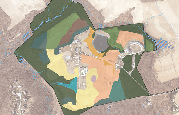The Ecological Master Plan highlights opportunities for restoration, conservation and habitat enhancement