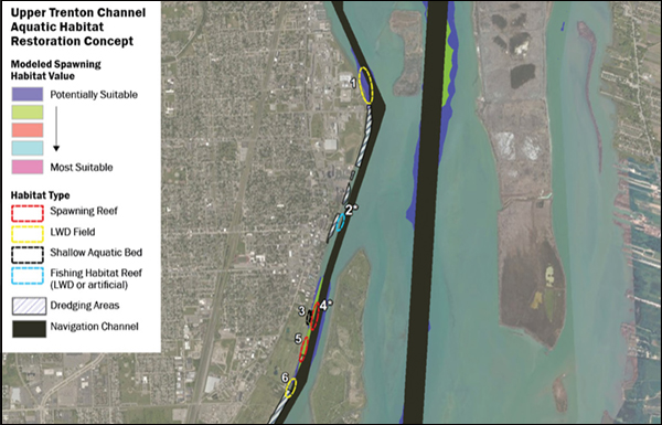 Detail of restoration plan