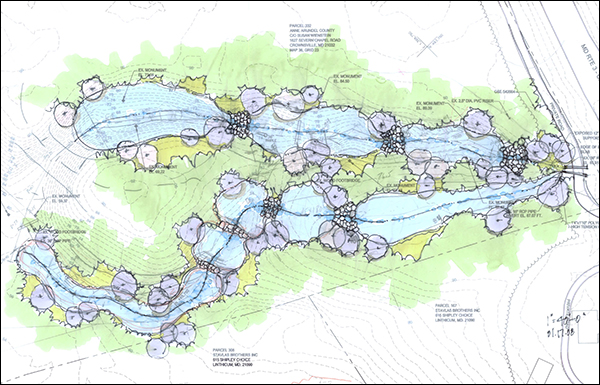 Restoration concept plan
