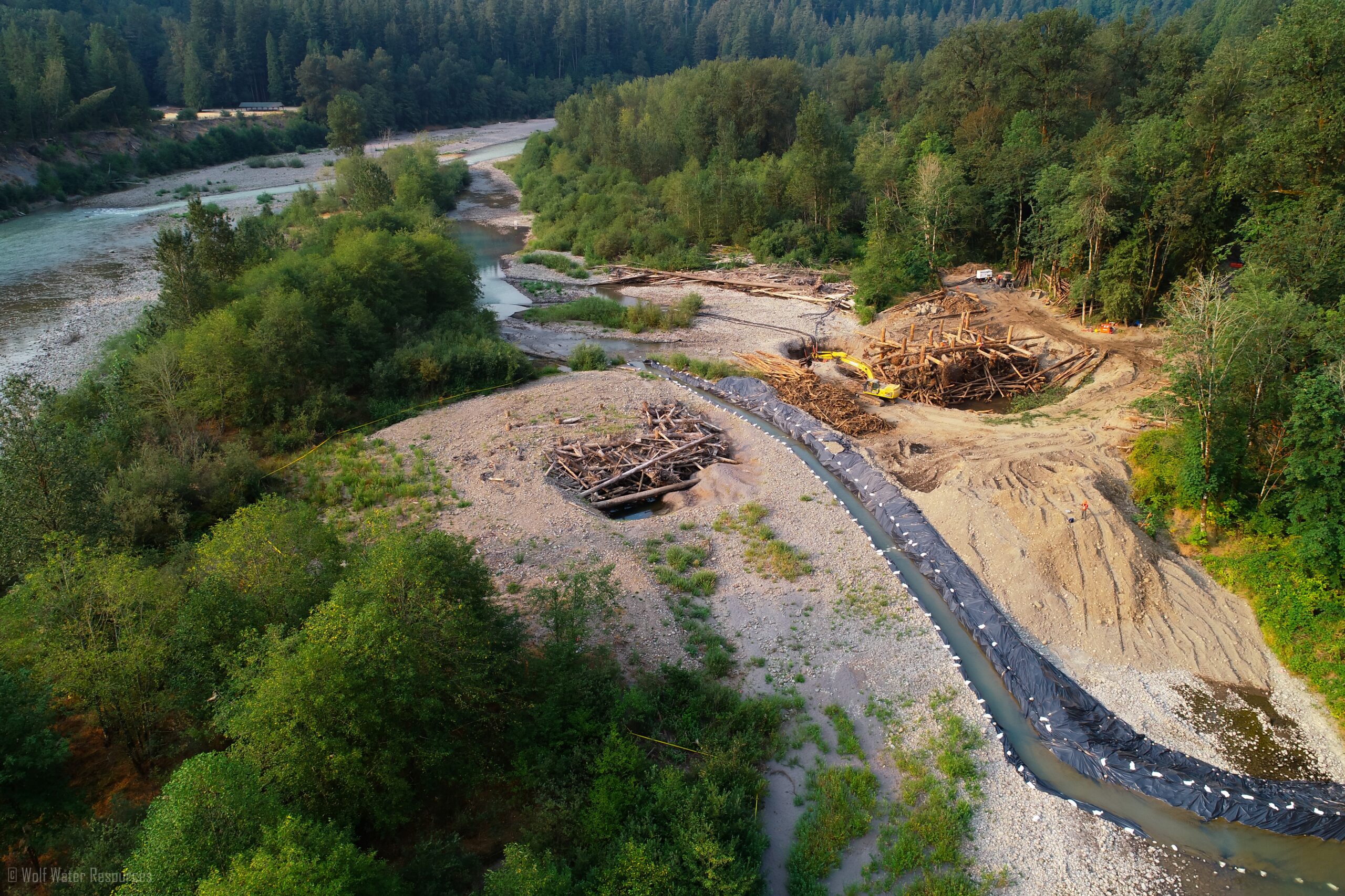 Sandy River Engineered Log Jam
