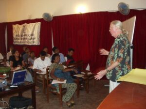 Robin Lewis teaching