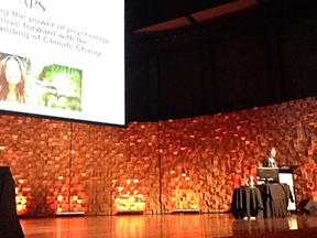 Susie Burke at the Climate Change Forum